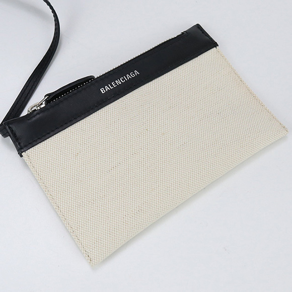 Balenciaga Navy Cabas XS Tote Bag White - Picture 13 of 16